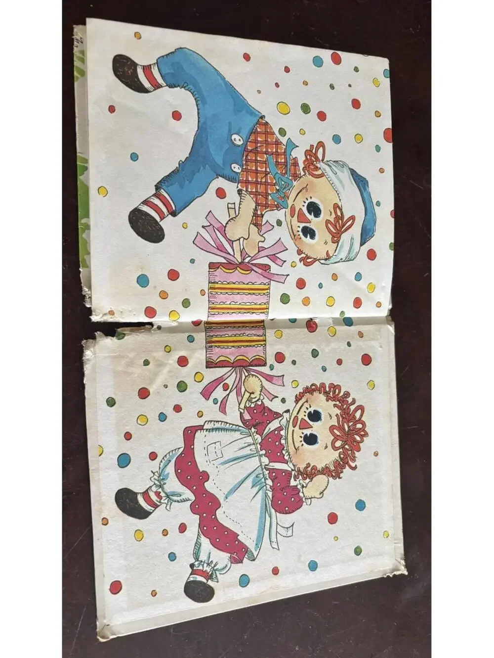 Raggedy Ann and the Tagalong Present - Vintage Children's Book